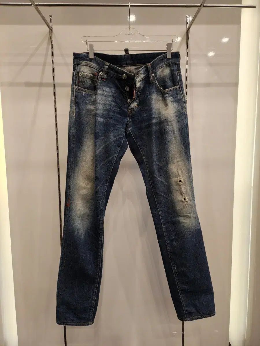 ディースクエアード2 デニムジーンズ ダメージ ウォッシングデニム