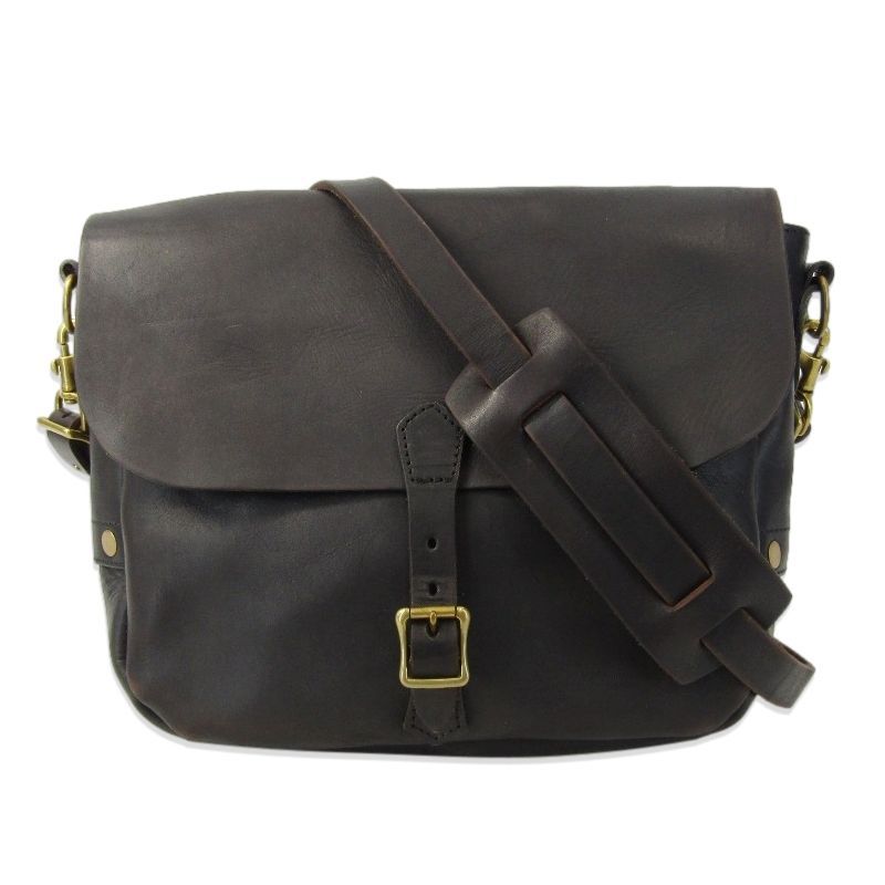 vasco ヴァスコ Leather Postman Shoulder Bag REGULAR VS-247 L ショルダーバッグ カウレザー OLD OIL Series ブラック 黒