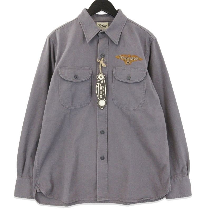 未使用 OLD CROW オールドクロウ DUESENBERG WORK L/S SHIRTS OC-24-SS