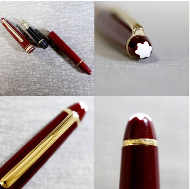 モンブラン 万年筆 144 マイスター ボルドー バーガンディ - メルカリ