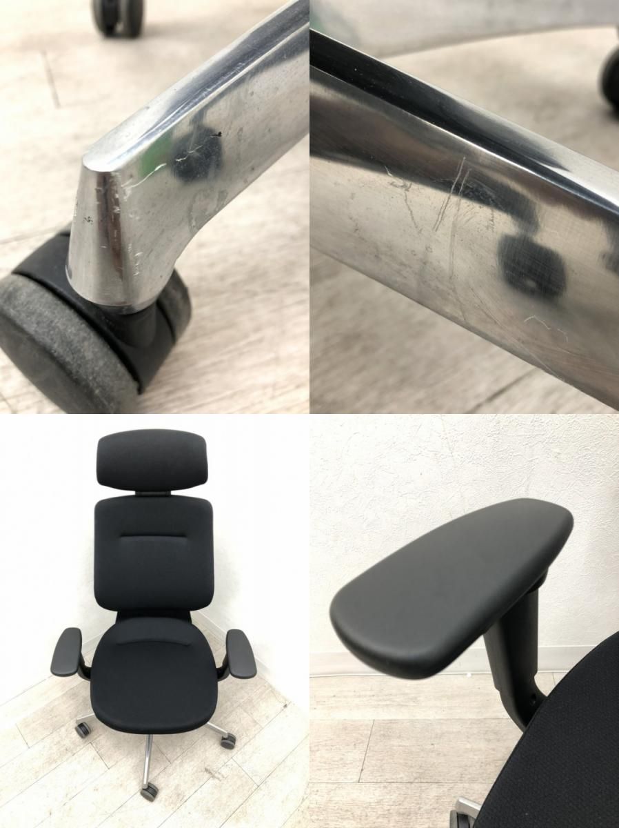  品 コクヨ 可動肘付イングチェア CR GA3215 ブラック 来客用 オフィスチェア ワークチェア 椅子 チェア