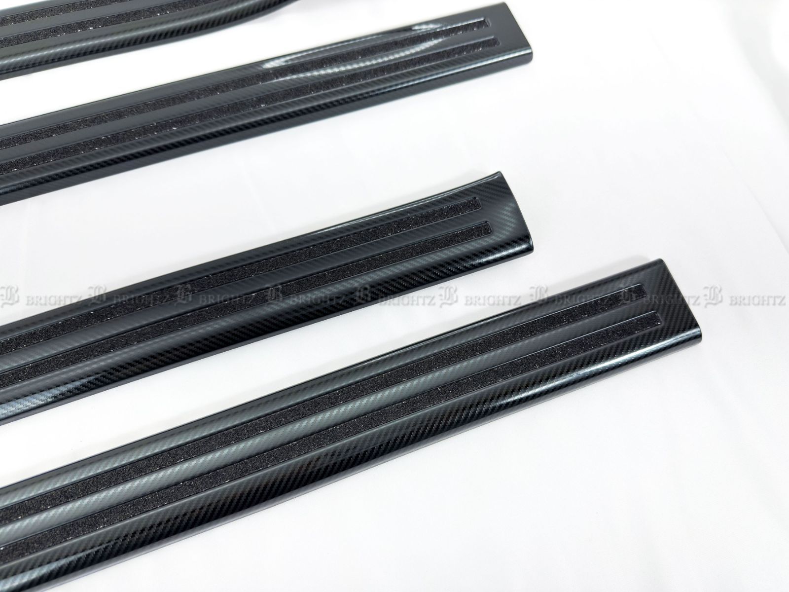 シビック FL ステンレスインナーエントランスモール 4PC カーボン調