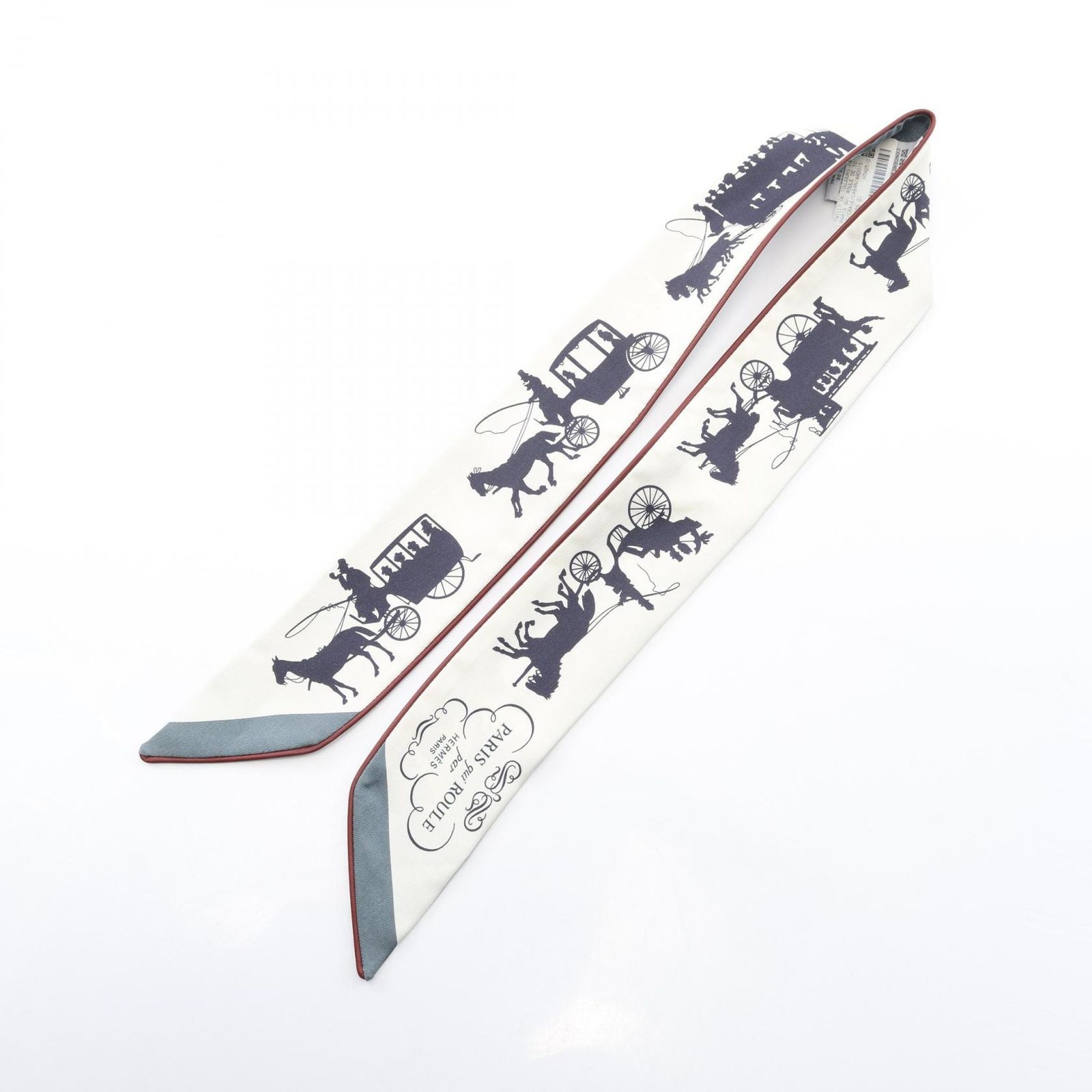 HERMES エルメス ツイリー PARIS qui ROULE スカーフ