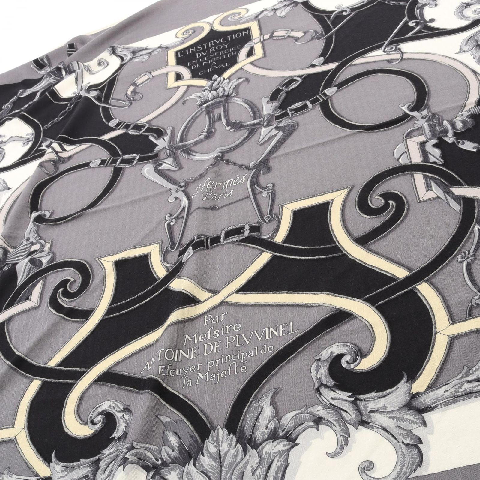 HERMES エルメス カレジェアン カレ140 L INSTRUCTION DU ROY スカーフ