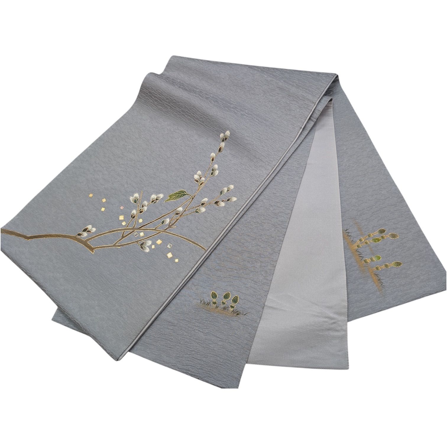 美品 逸品 螺鈿 金彩 作家物 染め 正絹 袋帯 O0990 - メルカリ