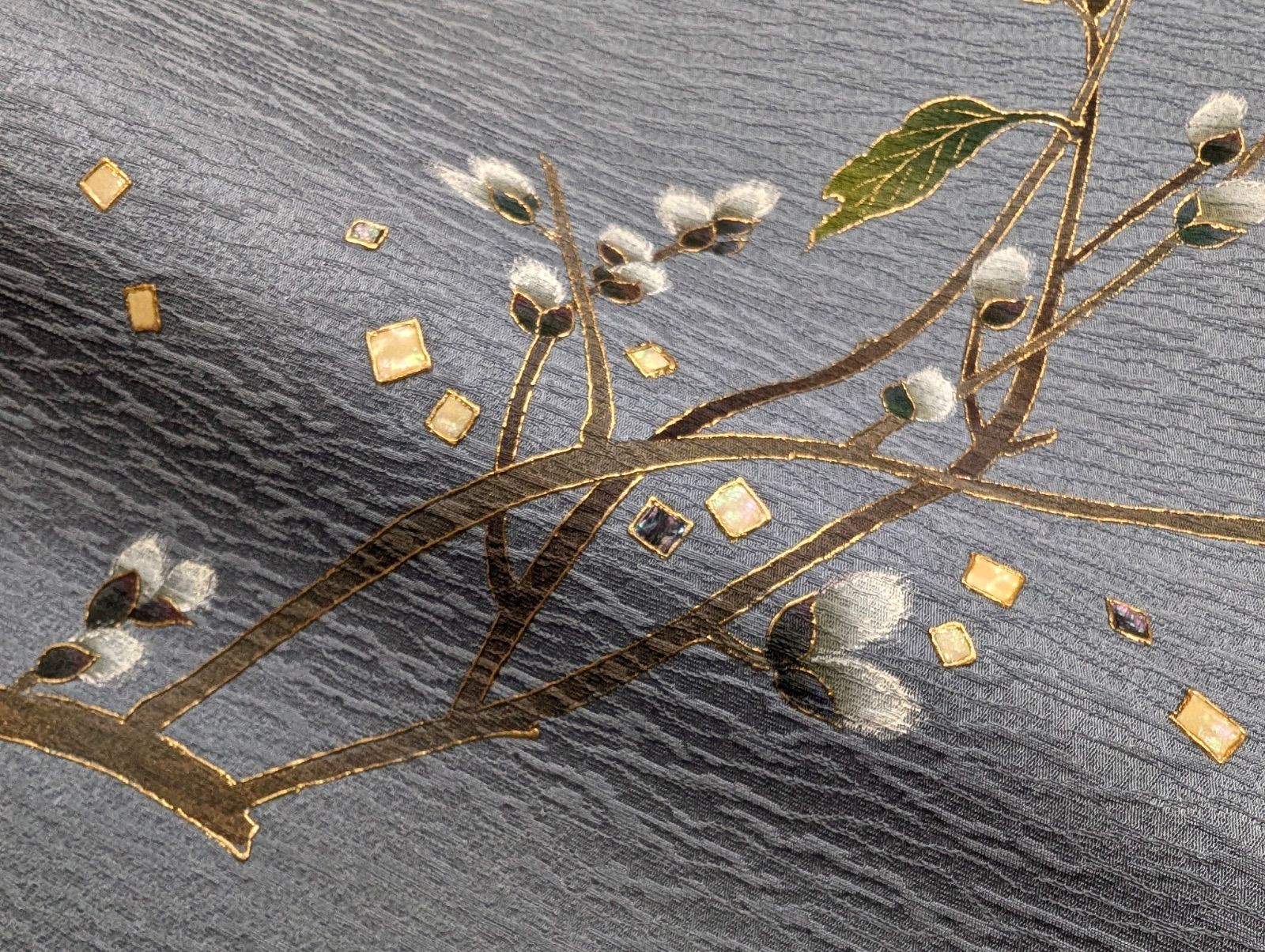 美品 逸品 螺鈿 金彩 作家物 染め 正絹 袋帯 O0990 - メルカリ