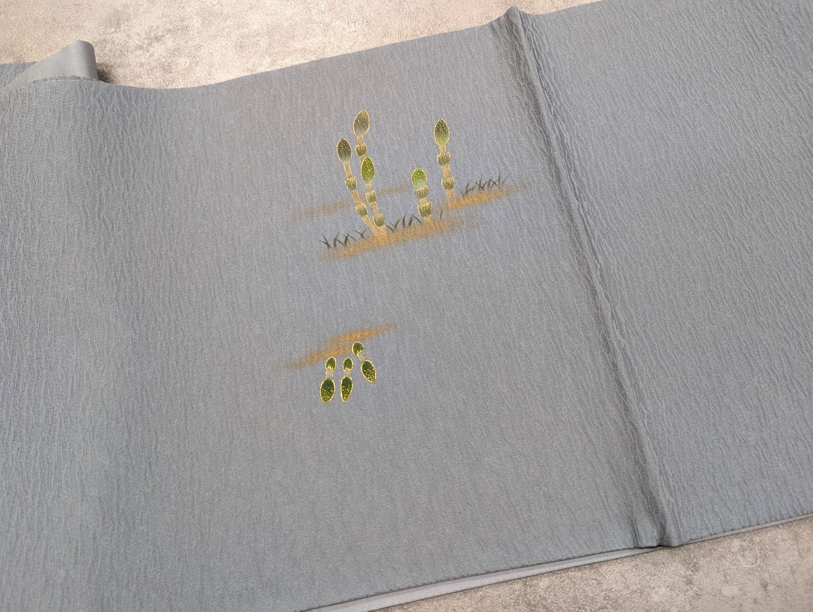 ⭐︎O0748 美品 逸品 お洒落 螺鈿 引き箔 正絹 袋帯 美品 逸品 螺鈿 金彩 作家物 染め 正絹 袋帯 O0990 - メルカリ