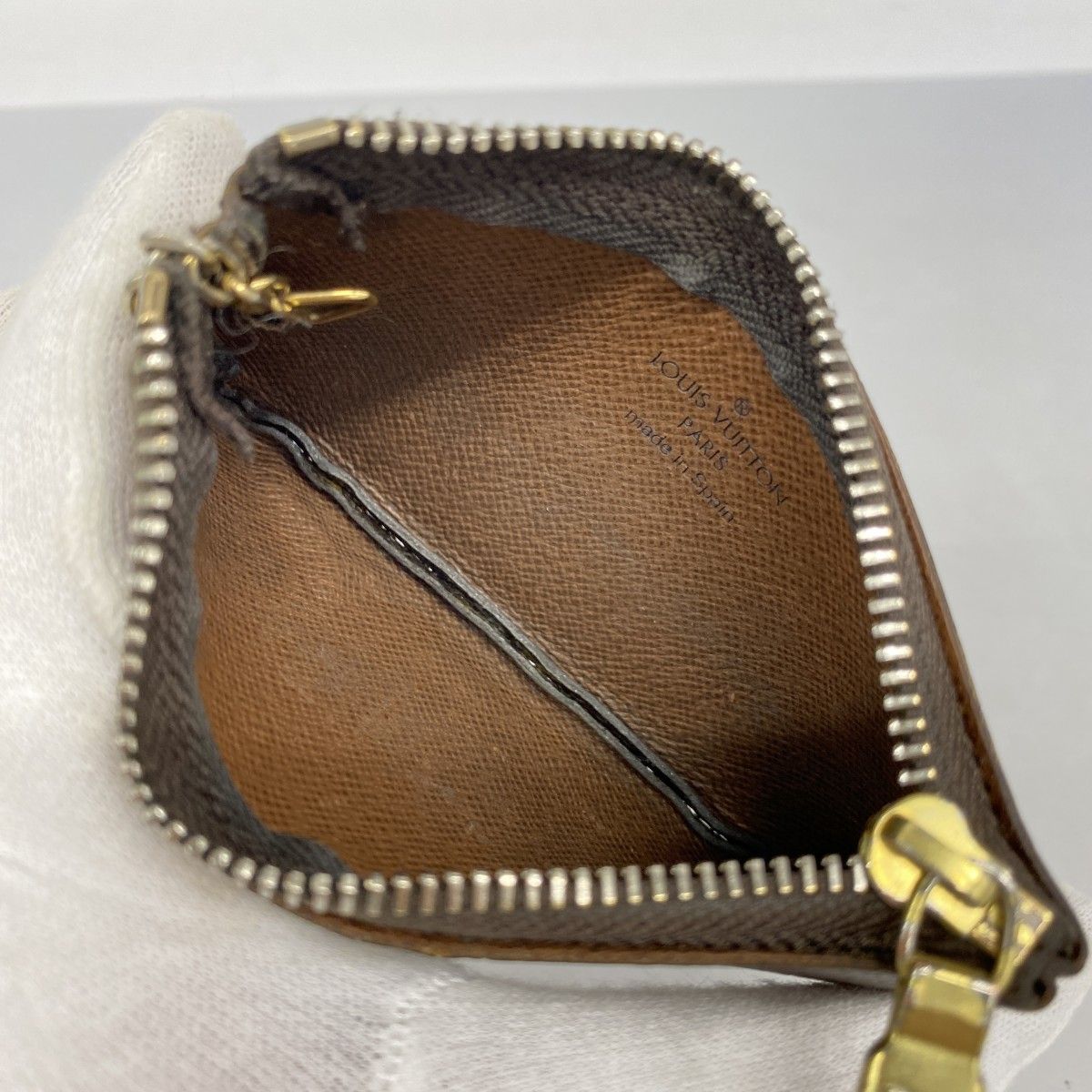 5 oe 5203 ルイヴィトン コインケース モノグラム ポシェットクレ M 62650 ブラウン メンズ レディース ユニセックス