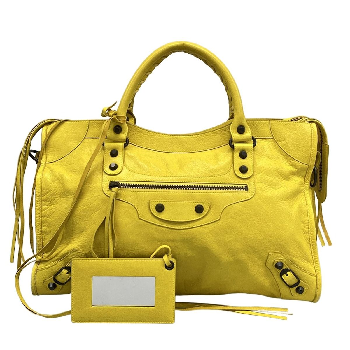 BALENCIAGA(バレンシアガ) ハンドバッグ ザ・シティ 115748 イエロー