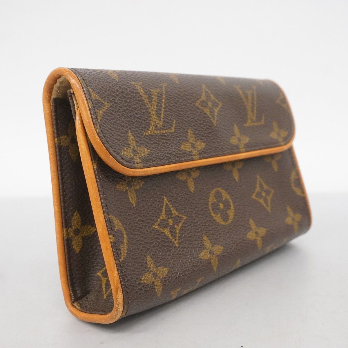 5 oe 5283 ルイヴィトン ウエストバッグ モノグラム ポシェットフロランティーヌ M 51855 ブラウン レディース