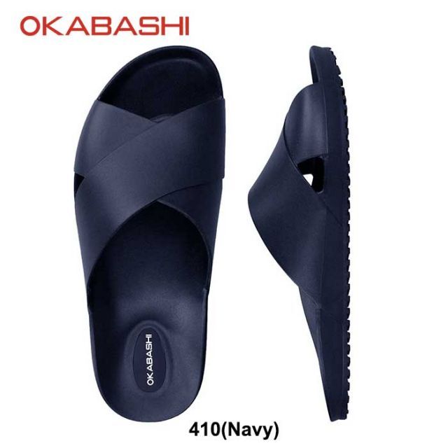 種類29：410(Navy)/XL(27.0cm-28.0cm) オカバシ サンダル OKABASHI 正規品 メンズ レディース ユニセックス O-80501 Maddox スライドサンダル 軽量 春夏 オールシーズン リサイクル ブラック ブラウン ピンク