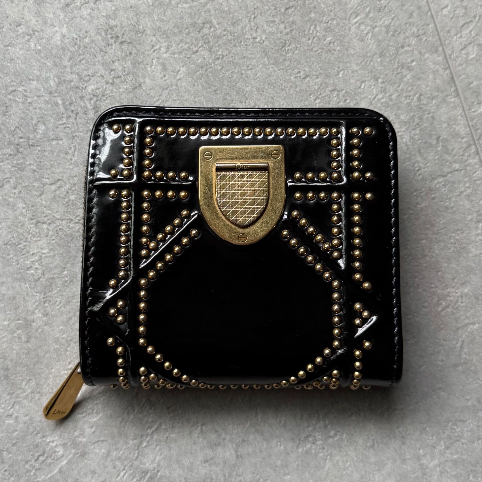 ChristianDior　廃盤超希少✡高級レア財布 Christian Dior クリスチャンディオール ディオラマ パテントレザー