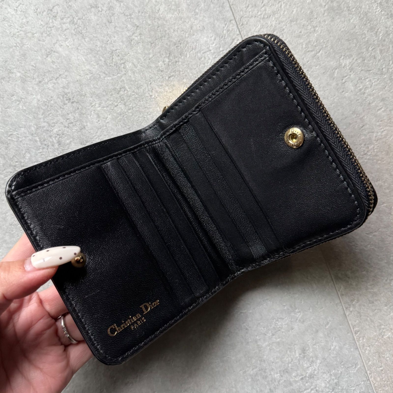 Christian Dior クリスチャンディオール ディオラマ パテントレザー