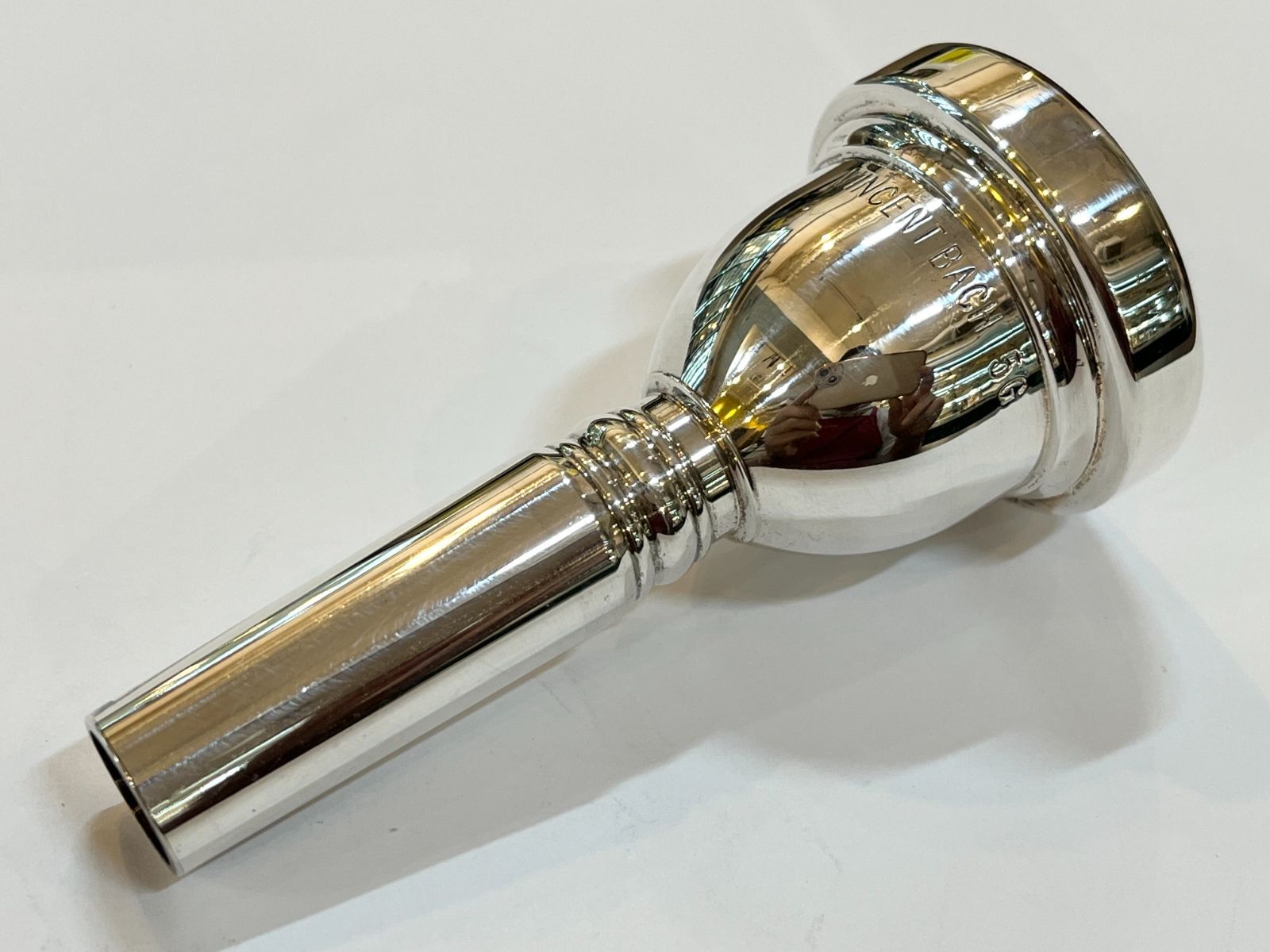 バック トロンボーンマウスピース 5G 太管 長期保管品 【中古