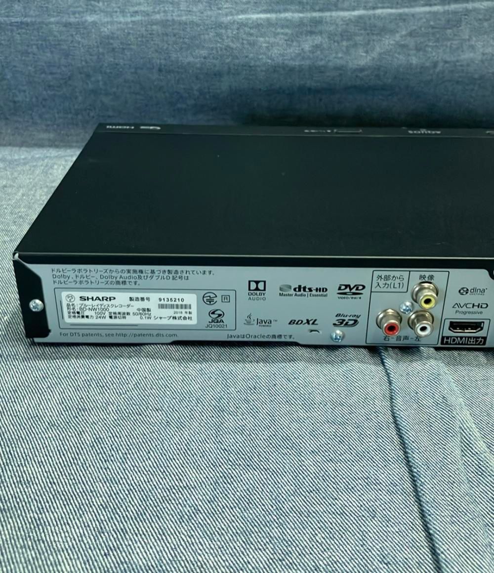 シャープ ブルーレイレコーダー 割引 AQUOSブルーレイ BD-NW1000 SHARP