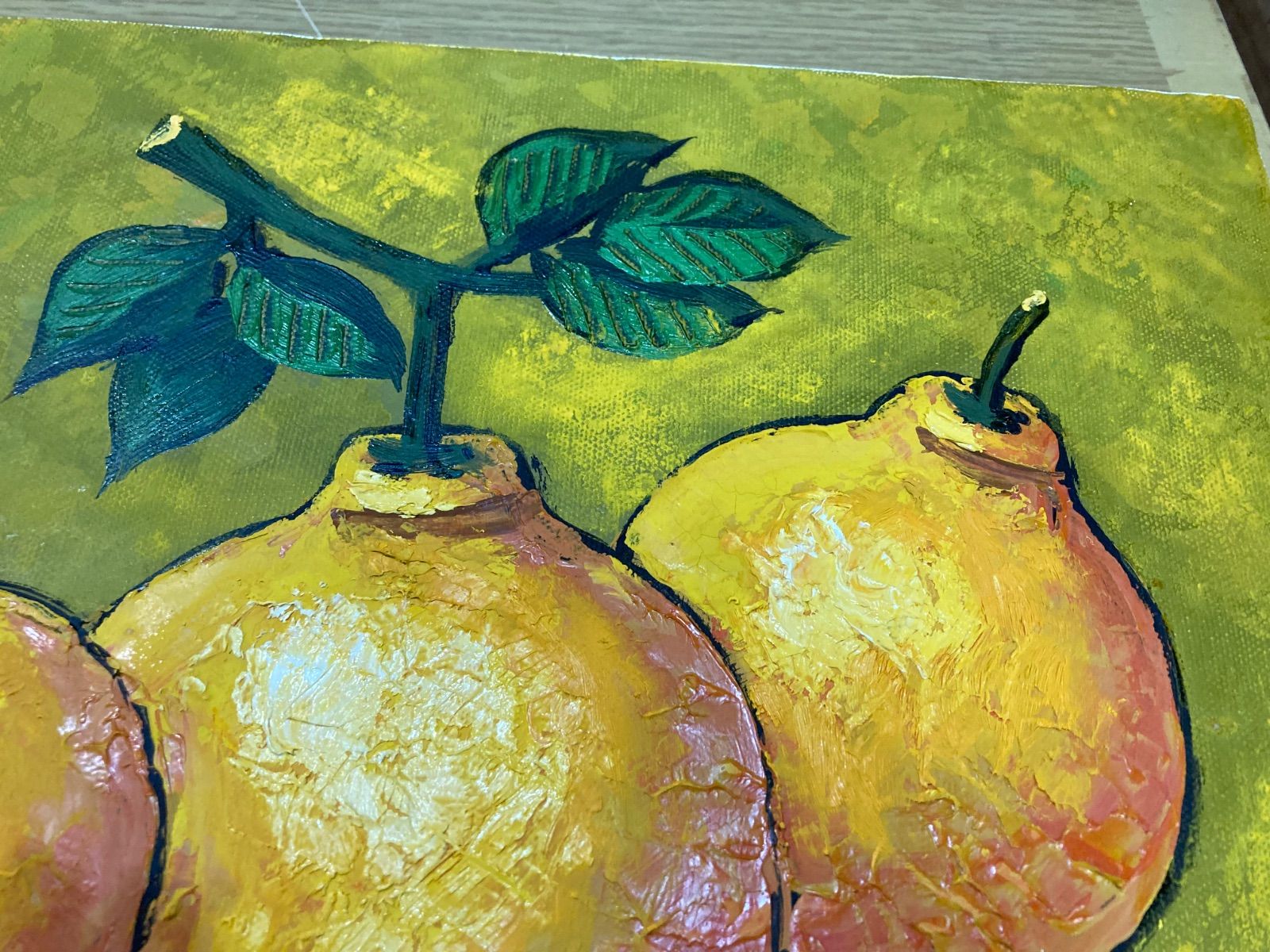 肉筆 仲谷宏 「三宝柑」 林風会会員 F4号 油彩 絵画 - メルカリ