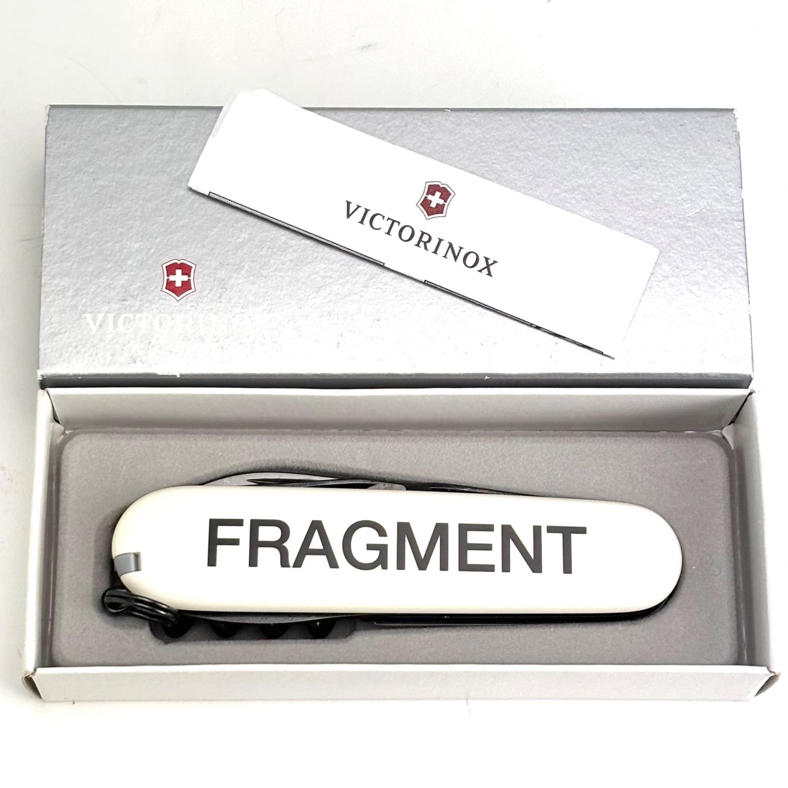 美品 FRAGMENT VICTORINOX SPARTAN MONOCHROME WHITE フラグメント
