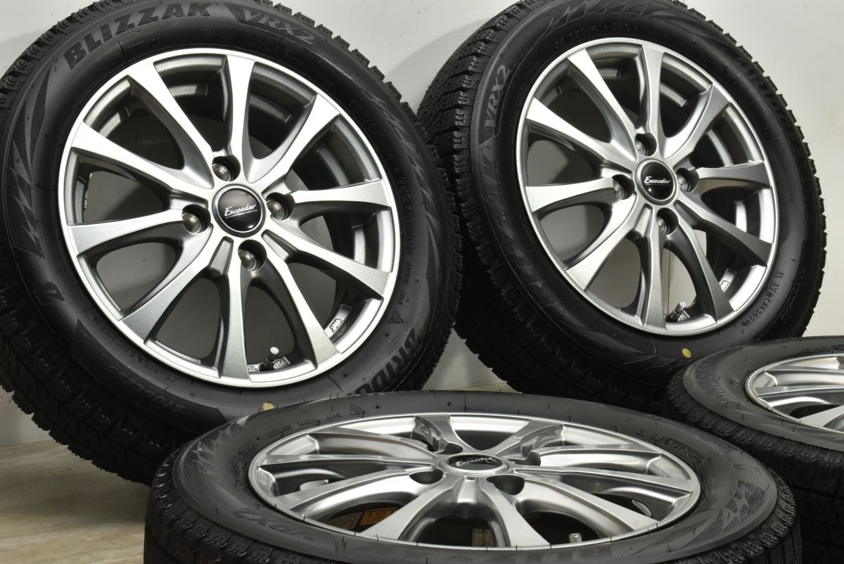 バリ溝 エクシーダー 14 in 4 5 J 45 PCD 100 ブリヂストン ブリザック VRX 2 155 65 R N BOX デイズ アルト ワゴンR ムーブ タント