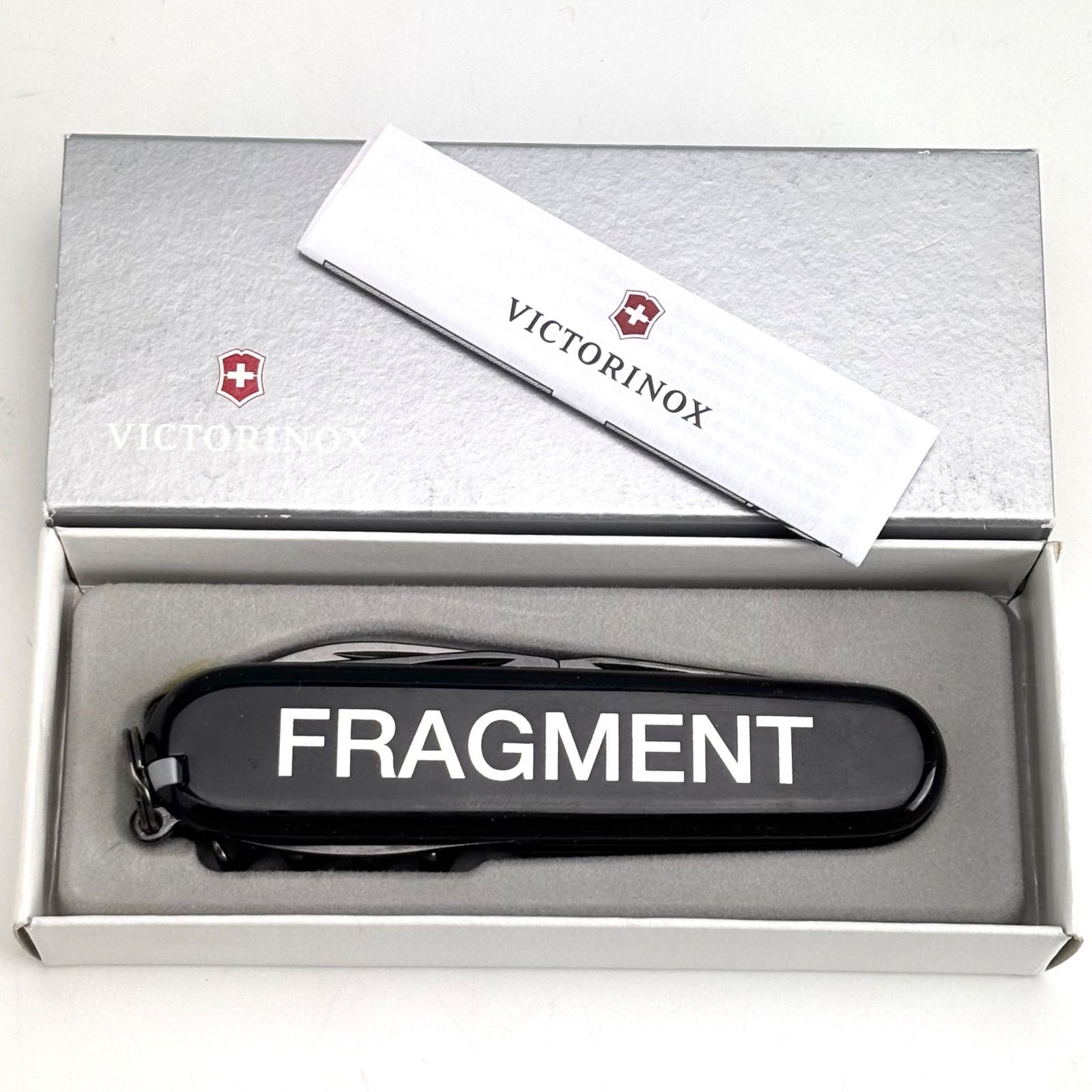 美品 FRAGMENT VICTORINOX SPARTAN MONOCHROME BLACK フラグメント