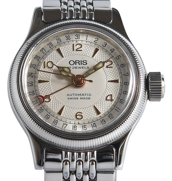ORIS オリス ポインターデイト 7464 裏スケ 自動巻き レディース