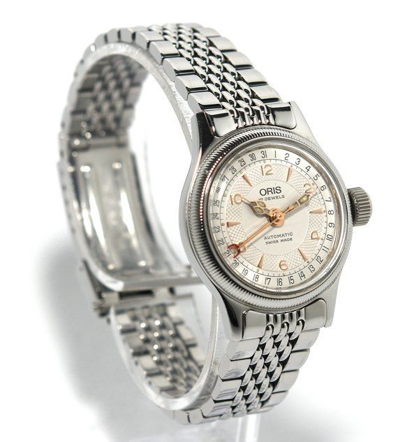 ORIS オリス ポインターデイト 7464 裏スケ 自動巻き レディース