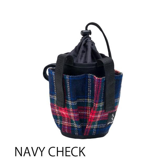 rin project リンプロジェクト マルチボトルホルダー ツイード ネイビーチェック