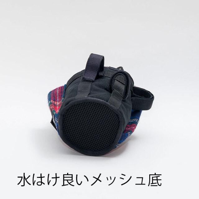 rin project リンプロジェクト マルチボトルホルダー ツイード ネイビーチェック カーボンフレーム 車体装着バッグ 
