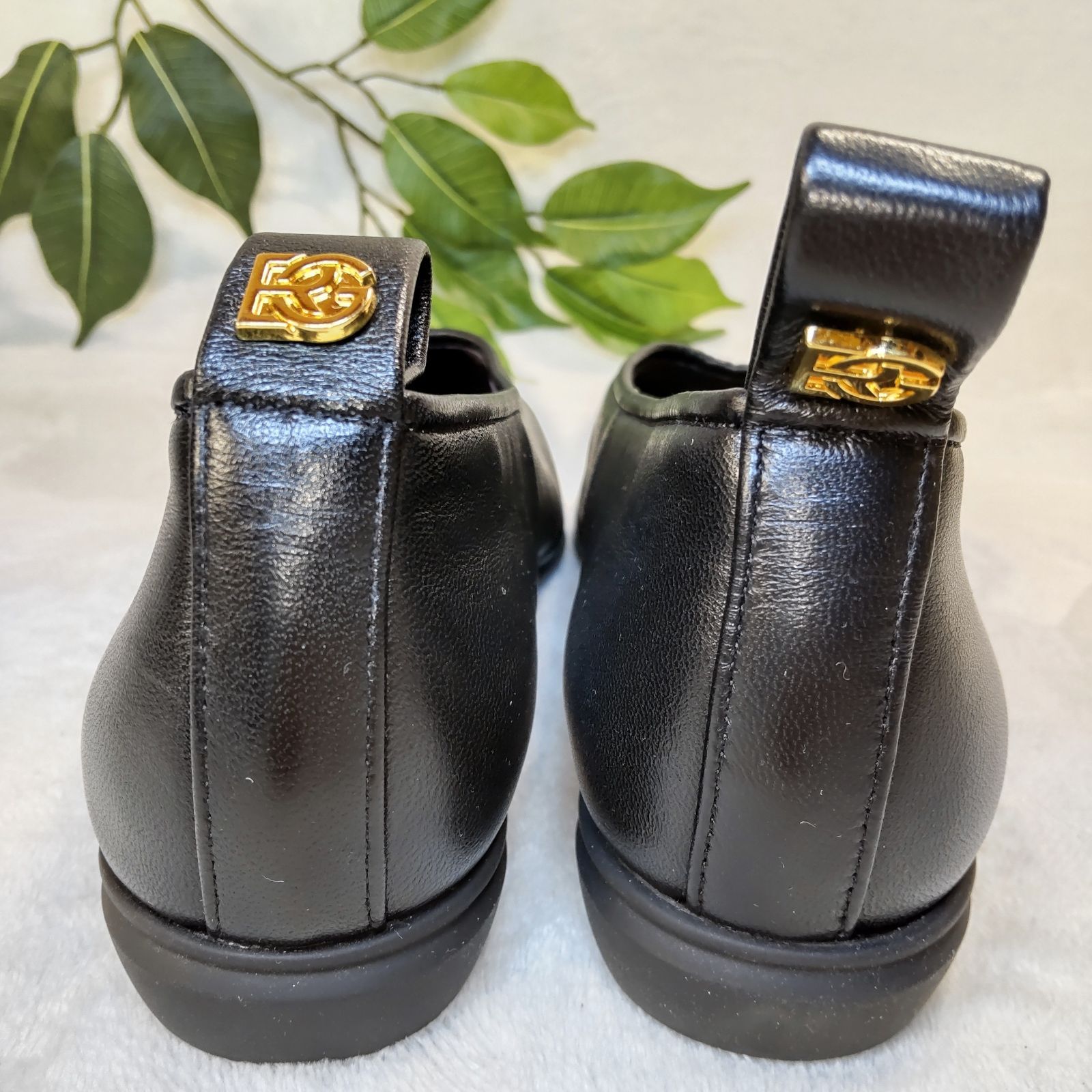 良品】Le Talon GRISE/ル タロン グリーズ/レザーモールドシューズ/黒