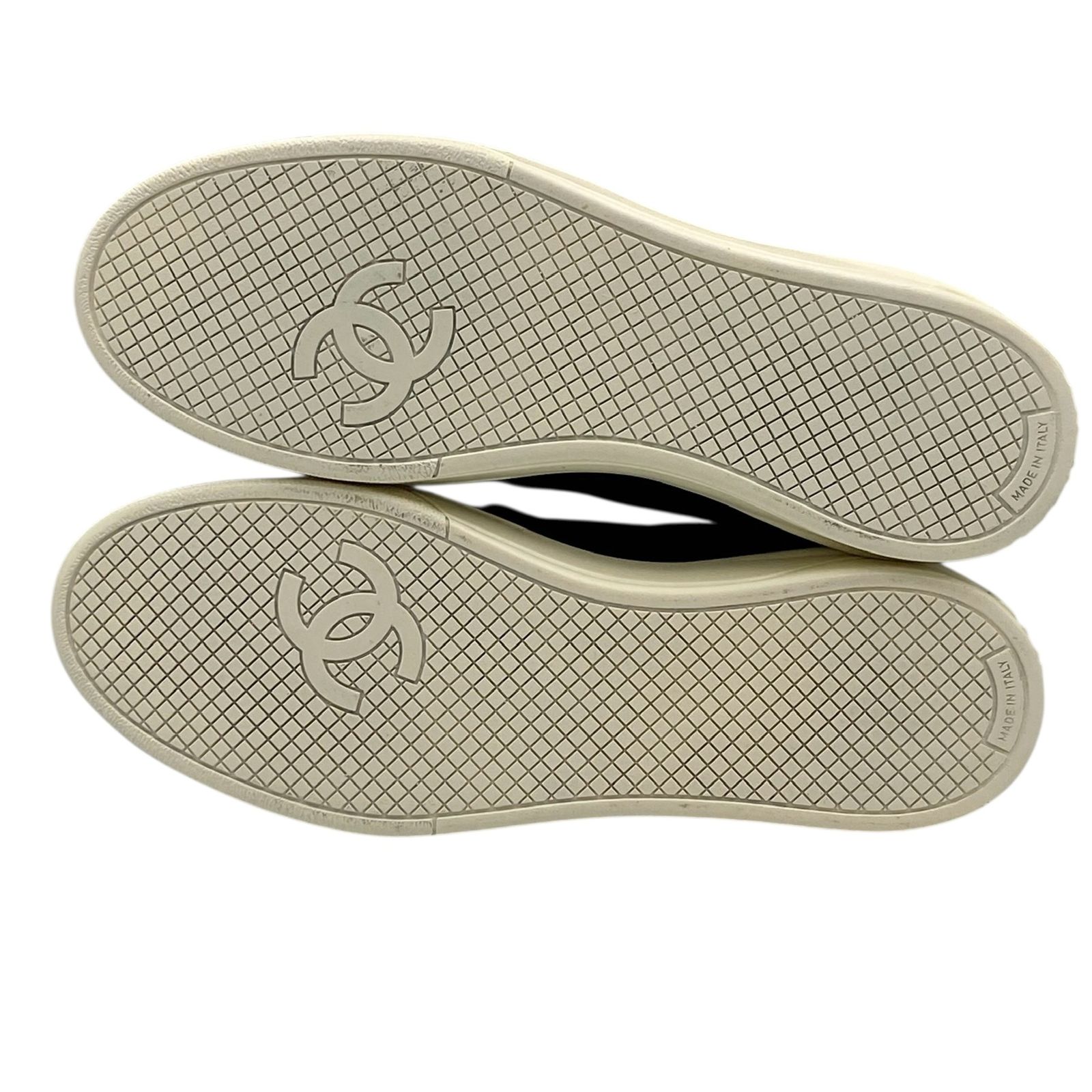 未使用品 CHANEL シャネル ココマーク スニーカー ロゴ レザー