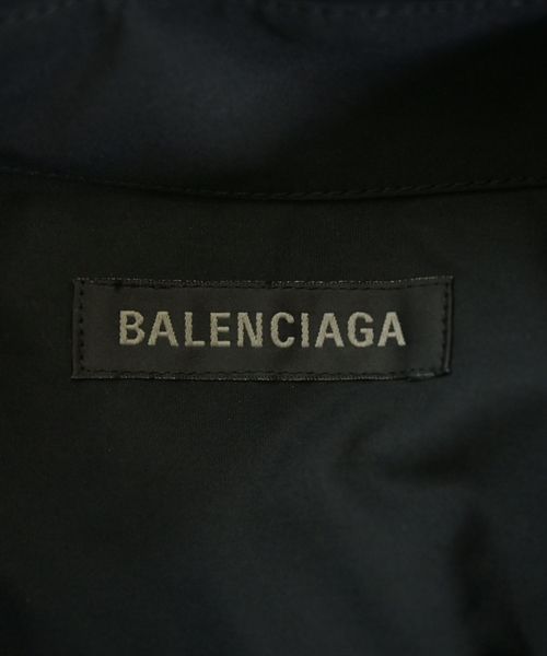 BALENCIAGA シャツワンピース レディース 古着 ハイネック パフスリーブ