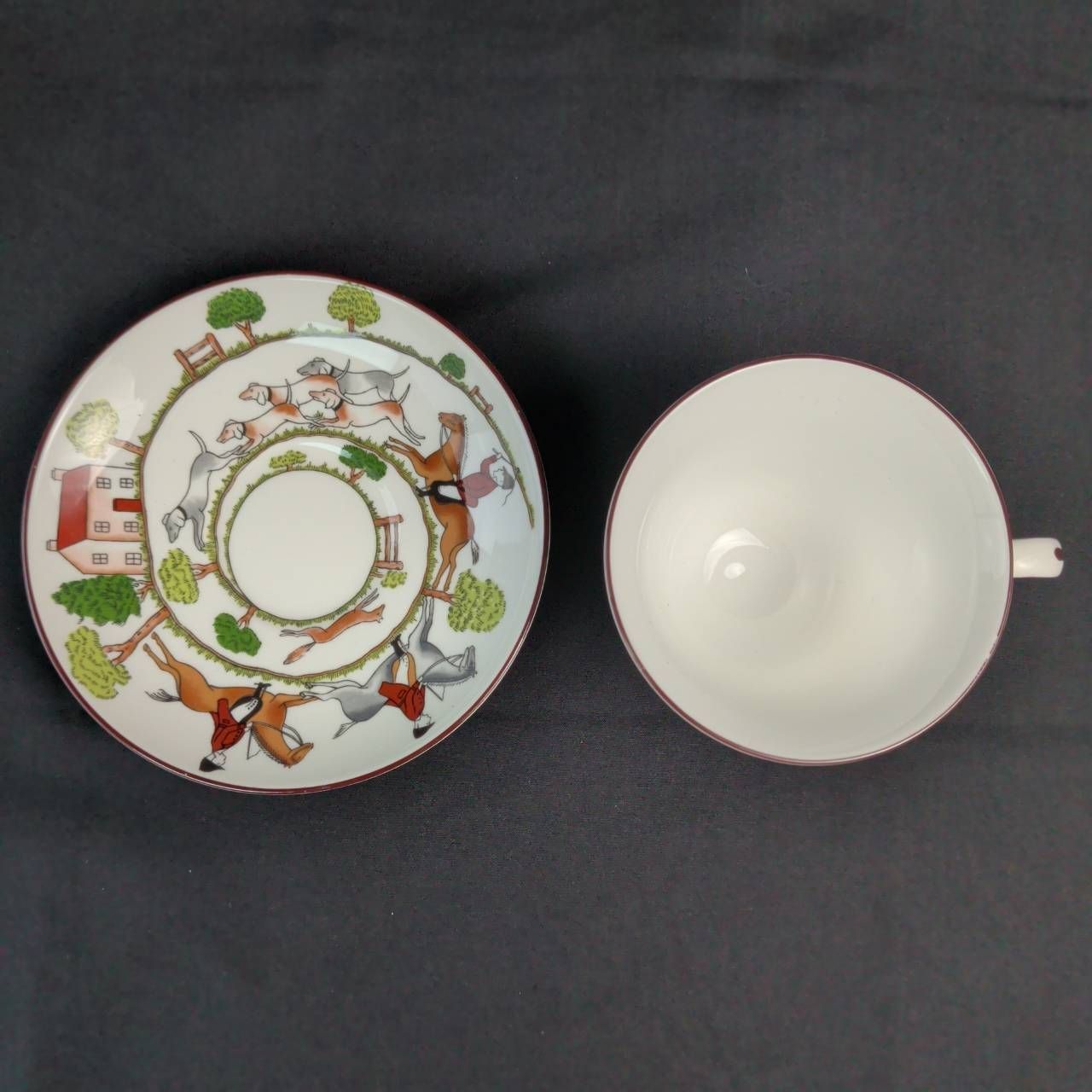 ウエッジウッド カップ＆ソーサ― ハンティングシーン カップ ソーサー