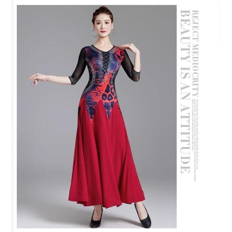 2way 社交ダンスドレス 社交ダンス モダンドレス レッド グリーン