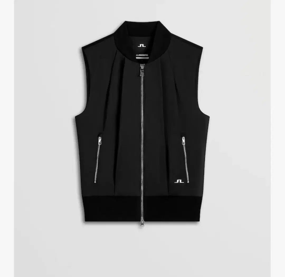 J.リンドバーグ ヘイリー ハイブリッド セーター ベスト ブラック