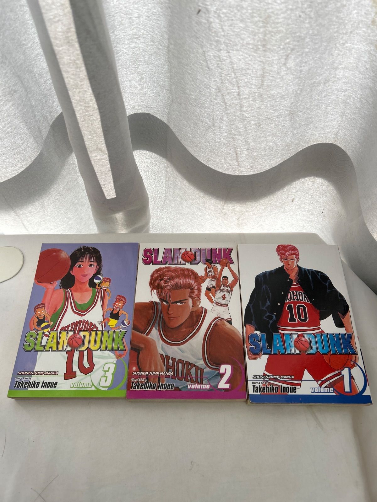 SLAM DUNK English Edition Vol.1-3 洋書 スラムダンク 英語版【_sx-lt