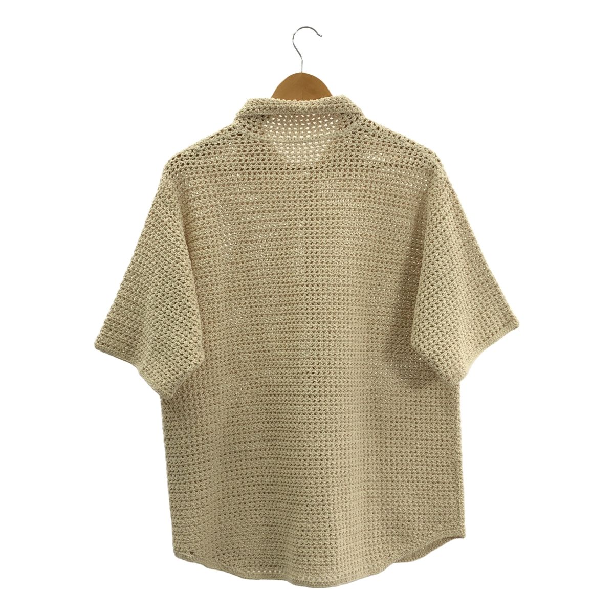 AURALEE / オーラリー | 2024SS | HAND CROCHET KNIT HALF SLEEVED