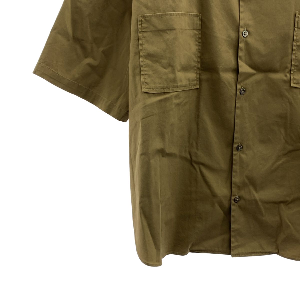 JIL SANDER / ジルサンダー | ストレッチ オープンカラーシャツ | 40