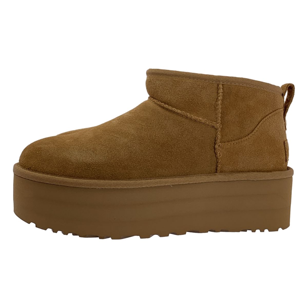 UGG アグ Classic Ultra Mini Platform クラシック ウルトラ ミニ プラットフォーム ムートン ブーツ 25 ブラウン レディース