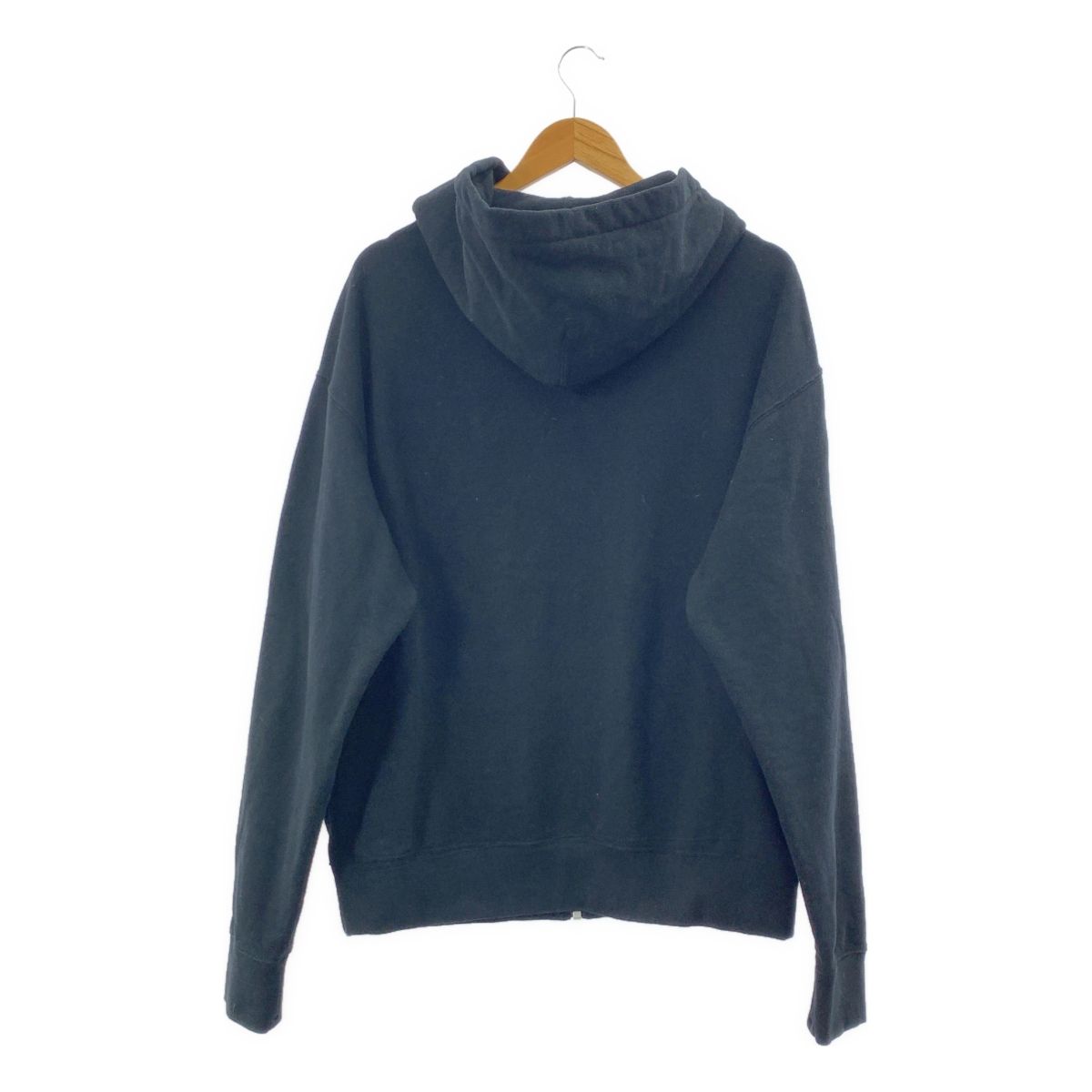 JIL SANDER+ / ジルサンダープラス | 2023AW | ZIPPED HOODIE オーバーサイズ ジップアップ フーディ パーカー | M | ブラック | メンズ JIL SANDER+ / ジルサンダープラス | 2023AW | ZIPPED HOODIE オーバー
