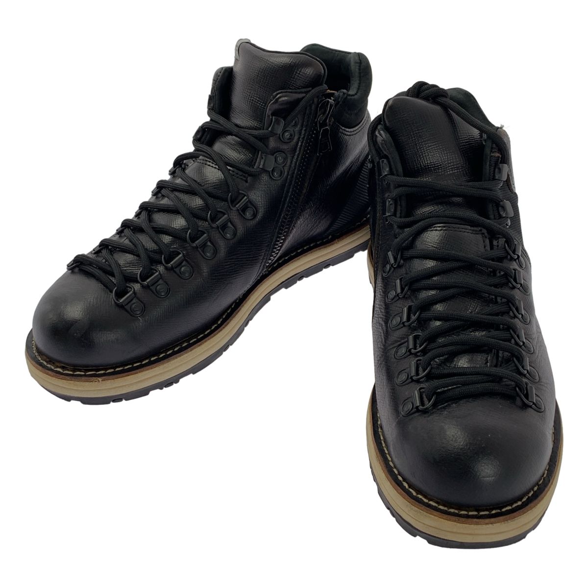 【美品】 visvim / ビズビム | Serra Veggie / レザー サイドジップ トレッキング シューズ | 9.5 | ブラック | メンズ