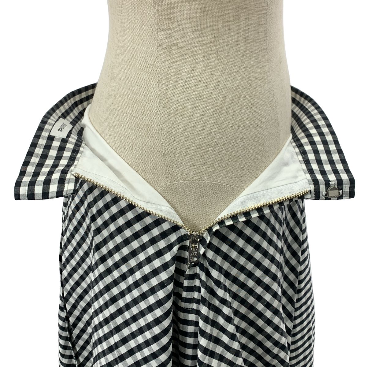 美品】 MADISON BLUE / マディソンブルー | TUCK CIRCULAR SK GINGHAM  