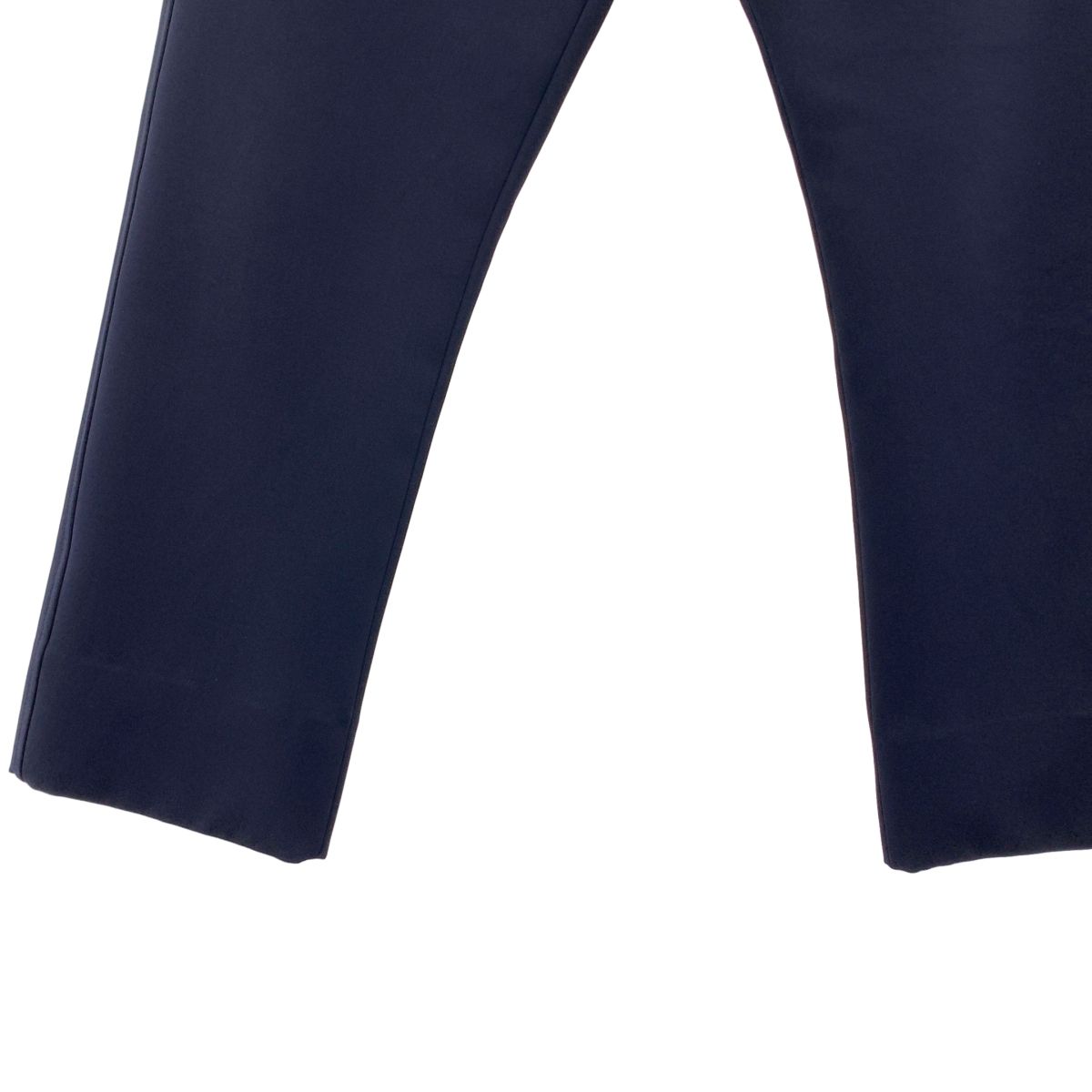 PRADA / プラダ | パイピング ジャージスラックス | 44 | ネイビー