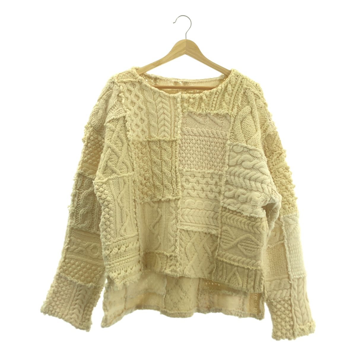 FUMIKA UCHIDA / フミカウチダ | VINTAGE FISHERMAN PATCHWORK SWEATER