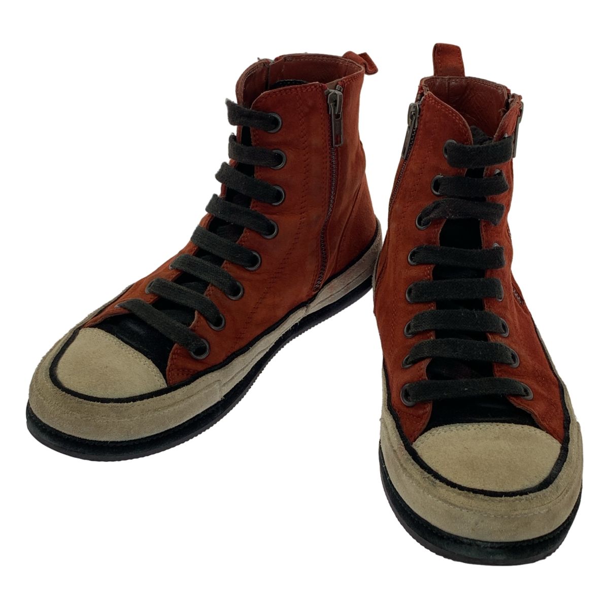 ANN DEMEULEMEESTER / アンドゥムルメステール | スエード レザー