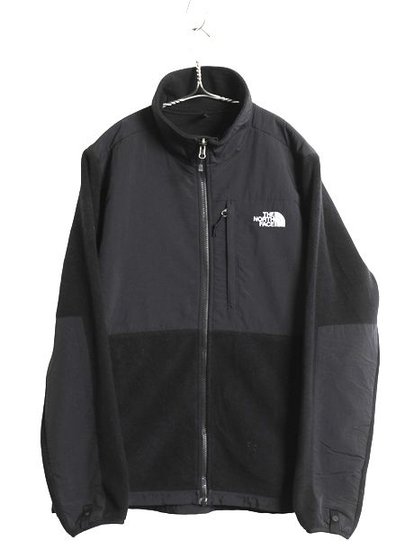 ノースフェイス デナリ ジャケット レディース L 古着 アウトドア フリース ナイロン フルジップ ジャンパー ブルゾン ハイネック ブラック