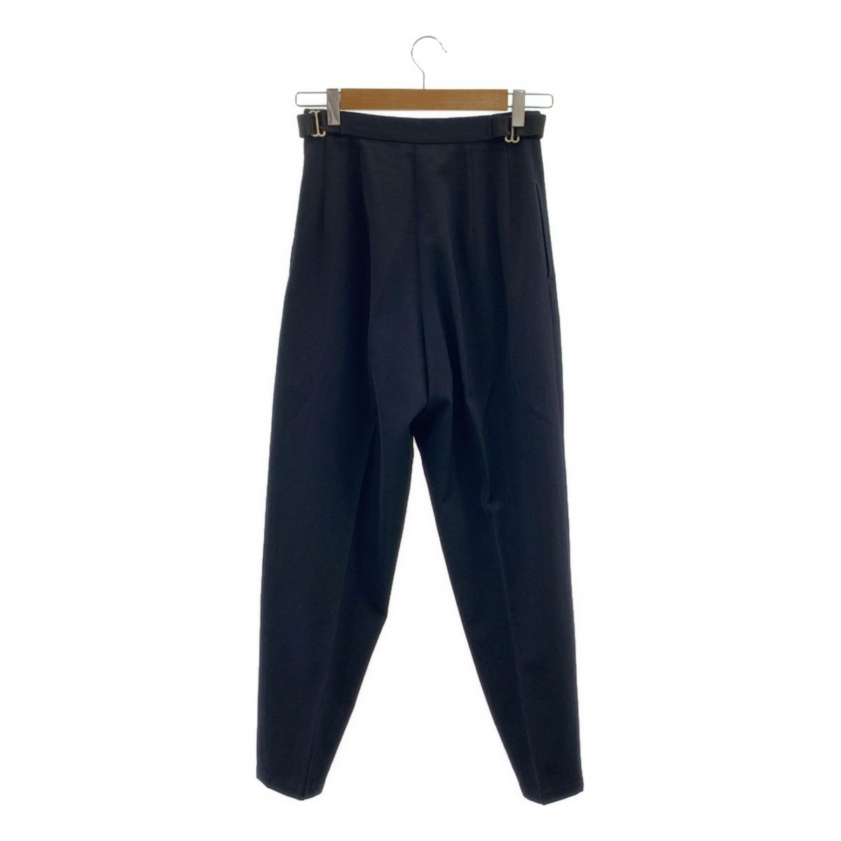 Y s | ワイズヨウジヤマモト 1999 SS サイドアジャスター テーパードパンツ ネイビー レディース
