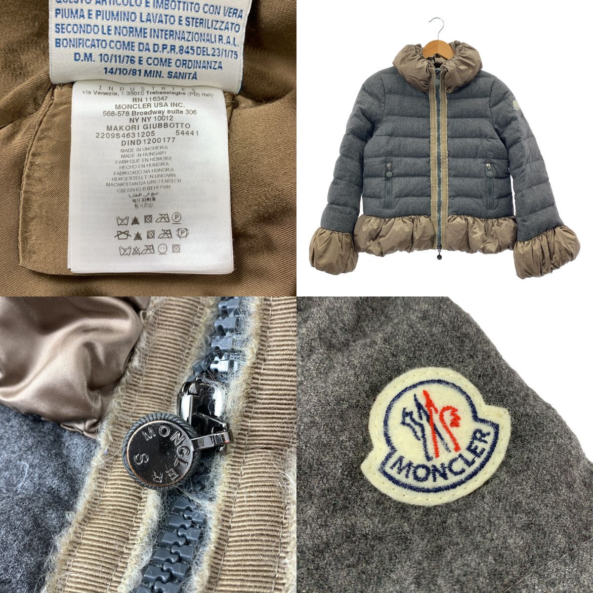 MONCLER × sacai MAKORI モンクレール サカイ ダウン MONCLER × sacai MAKORI モンクレール サカイ ダウン m94353190668_1