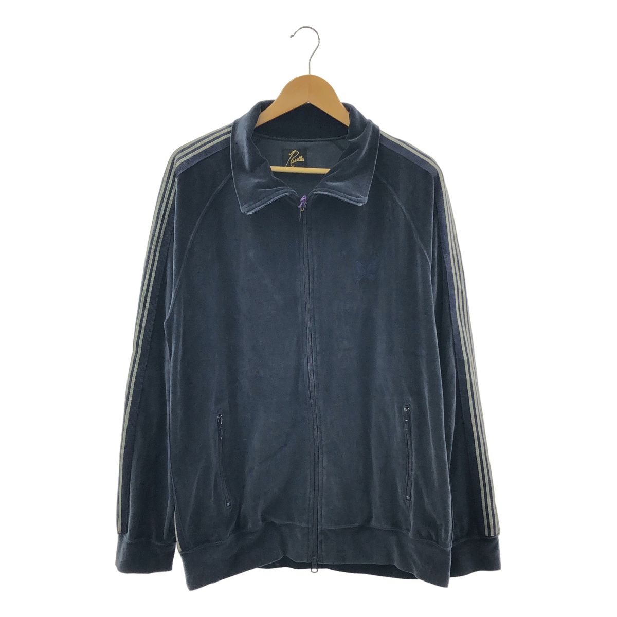 【新品✨タグ付き】ニードルス ベロアトラックジャケットパピヨン総柄 入手困難XL 美品】 Needles / ニードルス | Track Jacket / パピヨン ベロア