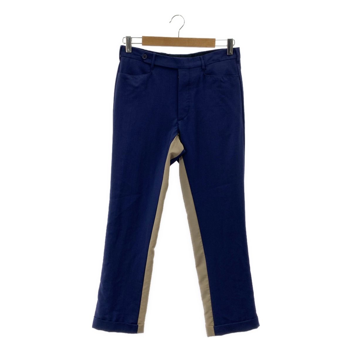 高級バージンウール　PRADA プラダ　スラックス　パンツ　44 ネイビー 高級バージンウール PRADA プラダ スラックス パンツ 44 ネイビー 2025