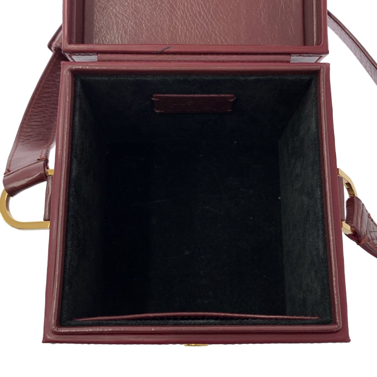  Hillier Bartley ヒリヤー バートリー Biotope 取扱い レザー スクエア ハンド ショルダー バッグ ボルドー レディース その他 バッグ