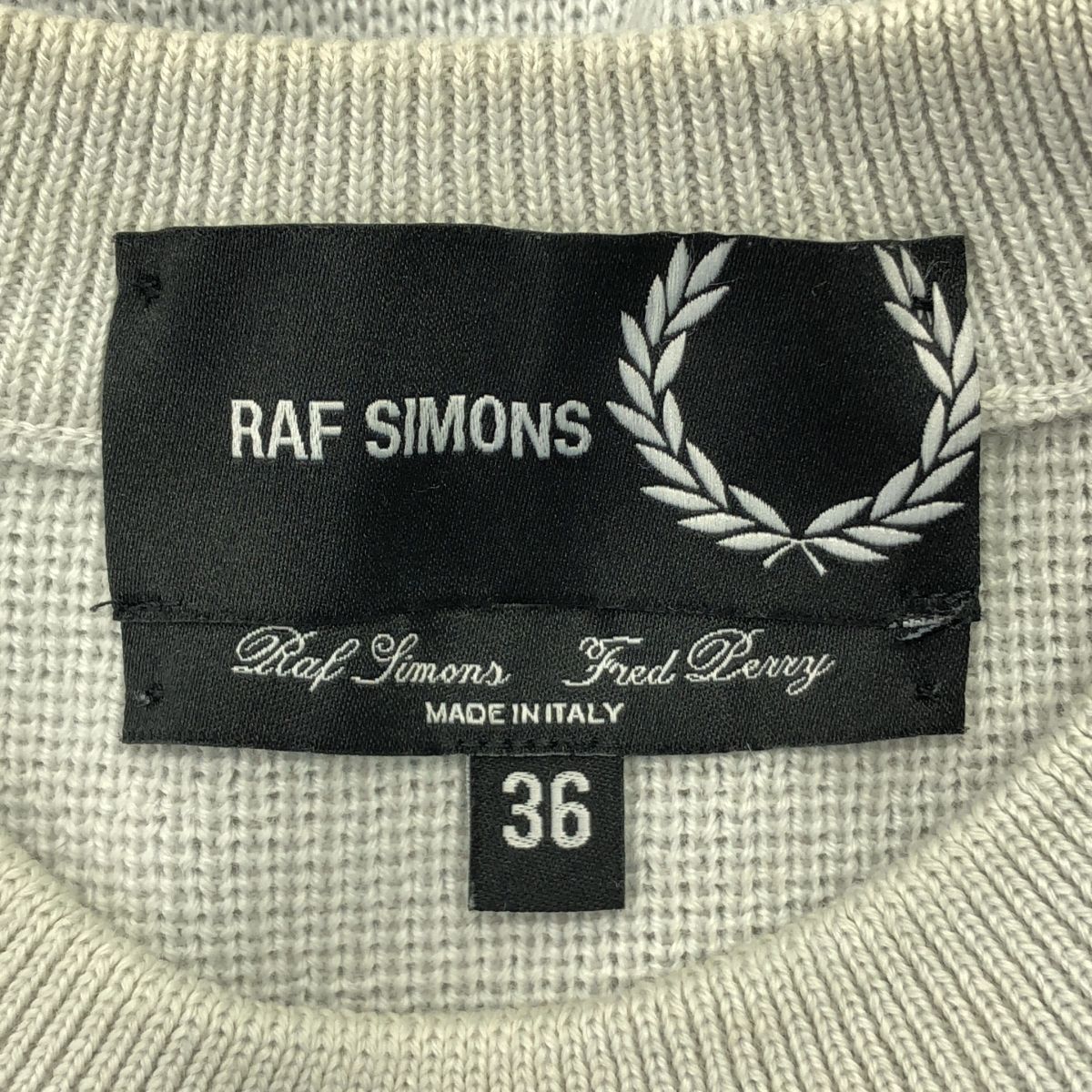 RAF SIMONS / ラフシモンズ | ×FRED PERRY / コットン アクリル プル 